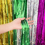 Birthday Backdrop Decoration Party Curtain Bachelorette Party Glitter Tinsel Fringe Laser Curtain Baby Shower Wedding Decor