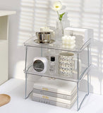Xpoko home decor room decor bedroom decor office decor Minimalist Clear Storage Shelf