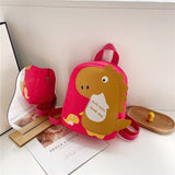 2022 Cute Dinosaur Backpacks for Children Girls Boys Kindergarten Schoolbag Teenager Animal Book bags Cartoon Preschool Baby Bag