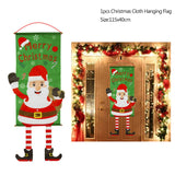 Xpoko Christmas Curtain Buckle Tieback Santa Snowman El Curtain Tiebacks Holdback Fastener Buckle Clamp Window Decoration Ornaments