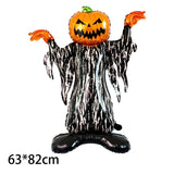 Xpoko Halloween Ghost Balloon Inflatable Spider Monster Head Foil Balloon Kids Toy Globos Halloween Decoration Party Supplies