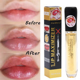 Xpoko Back to School 5ml Plumping Lip Gloss Makeup Transparent Moisturizing Repairing Reduce Lip Fine Line Oil Brighten Enhance Lip Serum Cosmetics