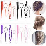 Back to school guide Multi-style Magic Donut Bun Maker Women Hair Accessories Braid Styling Hairpins Twist Hair Clips Girls Styling Tools