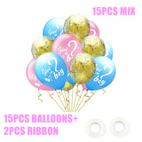 Xpoko Baby Shower Boy or Girl Balloons Gender Reveal Party Decorations  Baby Boy Shower Decor