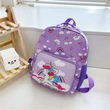 2022 Cartoon Children SchoolBag Cute Dinosaur Unicorn Backpack for Boys Girls Kids School Bags Kindergarten Preschool Baby Bag