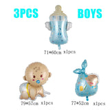 Xpoko Baby Shower Boy or Girl Balloons Gender Reveal Party Decorations  Baby Boy Shower Decor