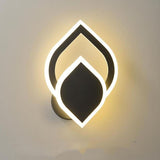 Modern Minimalist Wall Lamps for Living Room Bedroom Bedside  AC90V-260V LED Indoor black white Lamp Aisle Lighting decoration