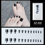 Back to school 2023 New Full Diamond Phototherapy Wearing Nail and Toe Nail Enhancements Removable Nail Clips In Stock, One Box of 24 Pieces