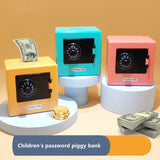 Xpoko Cartoon Bank Home accessories Banknote box ATM Mini safe Piggy Deposit Bank Code Cash Coin Savings Store Christmas gifts