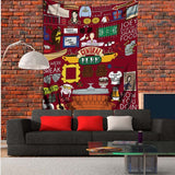 Friend Tapestry TV Central Perk Souvenier Wall Hanging Dorm Decor Large Wall Tapestry Gift  Dropshipping home decor