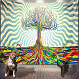 Aesthetic  Hippie Tapiz Art  Tapestry  Psychedelic Tapestry Wall Hanging Hippie Tapestry for Bedroom Dorm Indie Room Decor