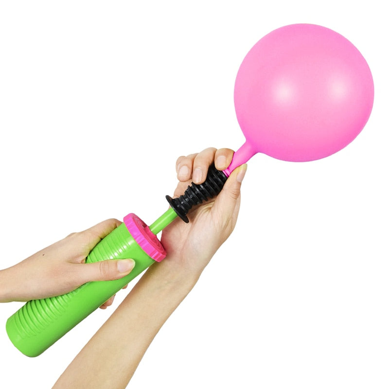 Xpoko High Quality Balloon Pump Air Inflator Hand Push Portable Useful Balloon Accessories for Wedding Birthday Party Decor Supplies