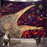 Aesthetic  Hippie Tapiz Art  Tapestry  Psychedelic Tapestry Wall Hanging Hippie Tapestry for Bedroom Dorm Indie Room Decor