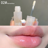 Xpoko Lip Oil Transparent Lip Cream Moisturizing Lipgloss Lipstick Primer Remove Dead Skin Lighten Lip Lines Lip Balm Plump Lips Care