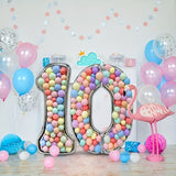 102pcs Number Balloon Decoration Birthday Party Balls Kids Toy Gift Number 1st Ballon Globos Baby Shower