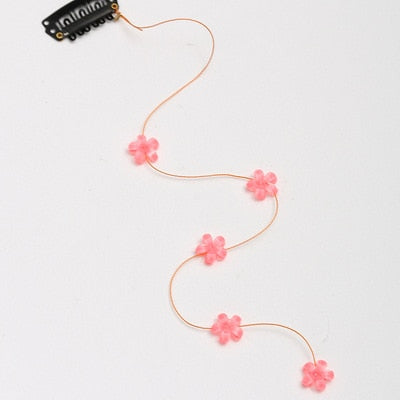 Back to school guide Crystal Flower Hair Chain  Headwear Female Invisible Streamline Insert Hairpins Jewelry Ancient Style Tassel Hair Accessories