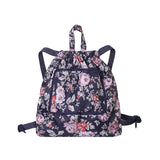 Women's Plaid Backpack 2022 New Nylon Travel Shopping Daypack Female Shoulder Bags Casual Flower Rucksack Student School Bags