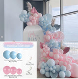 Macaron Blue Balloon Garland Birthday Party Decor Kids Baby Shower Boy Latex Ballon Arch Kit Wedding Party Baloon Suppiles