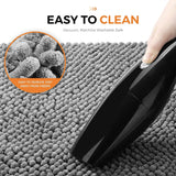 Bubble Kiss Gray Kitchen Rugs Set 2 Pieces Microfiber Chenille Kitchen Floor Mat Doormat Carpet Sets Non Slip Soft  Runner Rug