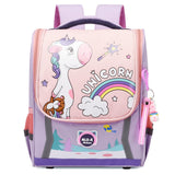 back to school Cute Girls Unicorn Backpacks For Boys 1-3 Grade Cartoon Orthopedic Waterproof Backpack Kindergarten School Bag Mochila Escolar