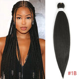 Easy Braiding Synthetic Ombre Pre Stretched Crochet EZ Braid Hair Extensions Soft Yaki Straight Low Temperature Fiber Easy Braiding Synthetic Ombre Pre Stretched Crochet EZ Braid Hair Extensions Soft Yaki Straight Low Temperature Fiber