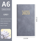 back to school 2023 Agenda Weekly Planner 365 Days A6 Leather Notebook Daily Plan Planner Notebook Agenda Organizer Stationery School Supplies