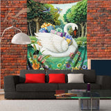 Swan Tapestry Lovely Romantic Bird Home Decor Wall Hanging Decoration Gift Fashion Wall Art Dropshipping