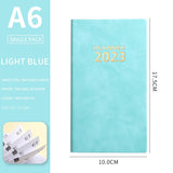 back to school 2023 Agenda Weekly Planner 365 Days A6 Leather Notebook Daily Plan Planner Notebook Agenda Organizer Stationery School Supplies