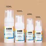 Xpoko 50/60/100/150Ml Eyelash Shampoo Gentle Cleansing Eyelashes Grafting Extension Eyelashes Mousse Foam Eyelash Dedicated Cleaner