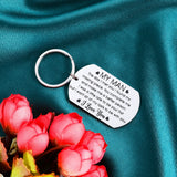 Birthday Valentine Day Keychain Gifts for Boyfriend Husband My Man I love you Couples Keyring for Man Wedding Gifts