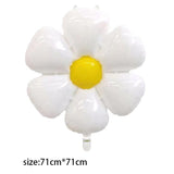 Daisy Flower Balloons For Party Home Garden Birthday Decoration Valentine's Day Decoration Cute White Flower Balloon Baby Shower