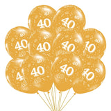 1Set Made in 1992 1982 1972 Balloons for 30th 40th 50th Birthday Gold Silver Rose Ballon for Wedding Anniversary Decoration