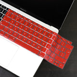 Xpoko Silicone Keyboard Cover for Macbook Pro 13 2021 2020 2019 M1 Air 13 Screen Cover TPU Protector Sticker Film EU US-Enter