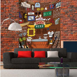 Friend Tapestry TV Central Perk Souvenier Wall Hanging Dorm Decor Large Wall Tapestry Gift  Dropshipping home decor