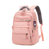 back to school Girl School Backpack Youth Large Capacity Backpacks Nylon Schoolbag Daypack Multi Pockets Casual Rucksack Travel Bag