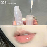 Xpoko Lip Oil Transparent Lip Cream Moisturizing Lipgloss Lipstick Primer Remove Dead Skin Lighten Lip Lines Lip Balm Plump Lips Care