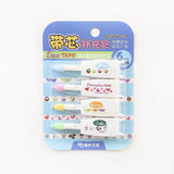 back to school Kawaii Animal  Correction Deco Tape Masking Tapes Papeleria Material Escolar Stationery Office School Accessories Supplies