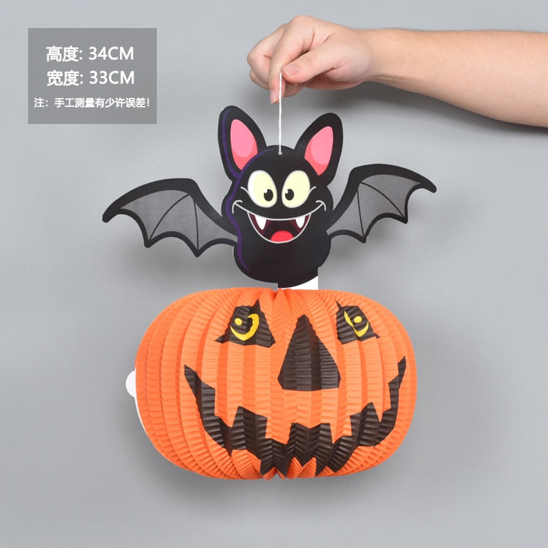 Xpoko Halloween Ghost Face Pumpkin Door Hangings Witch Hat Trick Or Treat Door Sign Pendant Happy 2023 Halloween Day Decor For Home