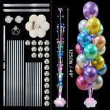 7/13/19tubes Led Balloon Holder Column Balloons Stand Stick Ballon Birthday Party Decorations Kids Adult Wedding Christmas Decor