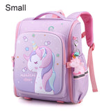 back to school New Girl School Bags Child Pink Unicorn  Printing Backpacks Kindergarten Student Cute Girls Children's Schoolbag Waterproof Kid