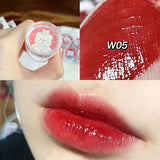 Xpoko Jelly Lip Gloss Mirror Water Lip Glaze Glass Lipstick Flushed Cheeks Liptint Sparkling Moisturizing Transparent Colored Lip Mask