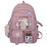 back to school Teenagers Backpacks For Girls School Bags Women Multipocket Bag Large Capacity Backpack Mochila Feminina Kawaii Bags