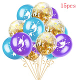 5pcs Mermaid Party Decor Ballons Mermaid Tail Foil Balloons Kids Birthday Party Decor Supplies Baby Shower Decor Helium Globos