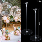 Xpoko 37/70Cm Balloon Stand Holder Column For Wedding Birthday Party Table Centerpiece Decoration Baby Shower Globos Support Stick