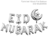 EID Mubarak Moon Balloon Background Set Ramadan Decoration For Home Islamic Muslim Party Backdrop Set EID Al Adha Ramadan Kareem