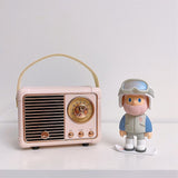 Xpoko home decor room decor bedroom decor office decor Mini Retro Radio Speaker