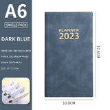 back to school 2023 Agenda Weekly Planner 365 Days A6 Leather Notebook Daily Plan Planner Notebook Agenda Organizer Stationery School Supplies