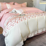 Xpoko Bedding Set Egyptian Cotton Duvet Cover Sheet Pillowcase Bed Linens Queen King Size