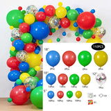 1Set of Circus Themed Colorful Balloons Garland Arches Kit Boys Girls Carnival Birthday Party Decorations Baby Shower Graduation