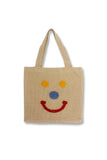 Xpoko 2024 New Fashion Bags Elegant HandbagSmiley Knitted Tote Bag